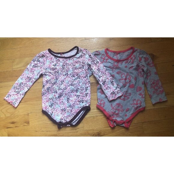 Burts Bees 24M Long Sleeves Onesie Bundle Of 2 - Picture 1 of 7